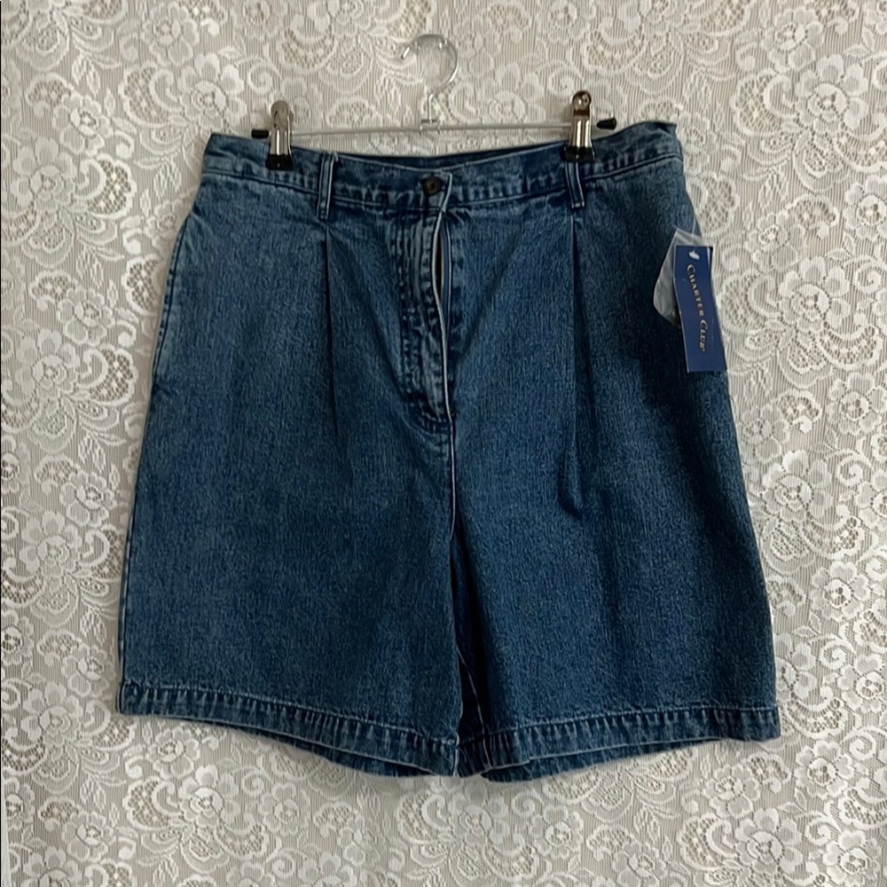 Charter Club Vintage Blue Jean Shorts Classic Denim Style NWT